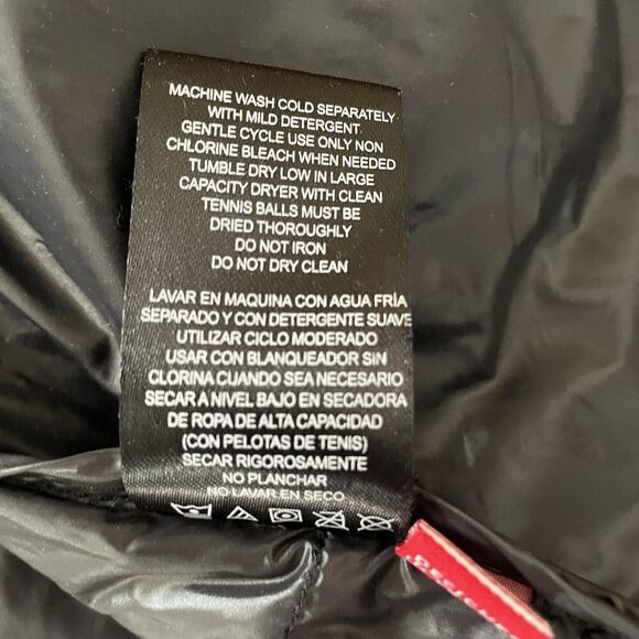 Hawke Co Sport Vest Men size Large Black Packable Down Filled Puffer Gradient - Picture 8 of 8